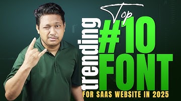 10 Best Fonts for SaaS Websites in 2025 🔥 | UI/UX Design Trends for Modern Startups