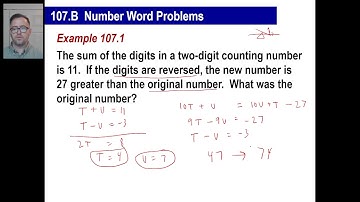 Saxon Math - Algebra 2: 3rd Edition (Lesson 107 - Numbers, Numerals, Value; Number Word Problems)