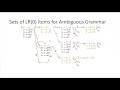 Syntax Analysis 27, LR1 and LALR Parse Conflicts and Error Recovery