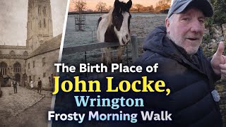 Wrington, North Somerset, Early morning Frosty walk.