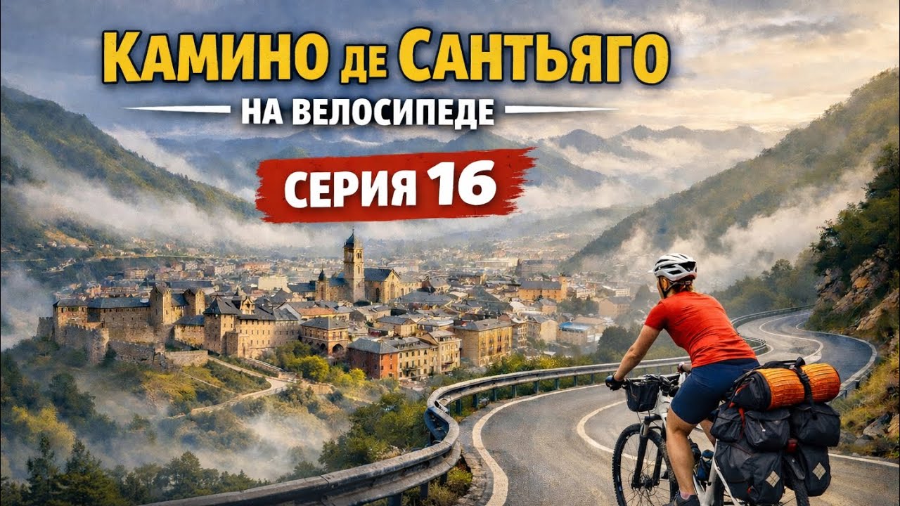 Камино де Сантьяго на велосипеде. Серия 16. Cruz de Ferro. Понферрада. Самый красивый день на Camino