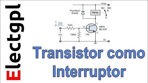 Transistor como interruptor -  Corte y Saturación