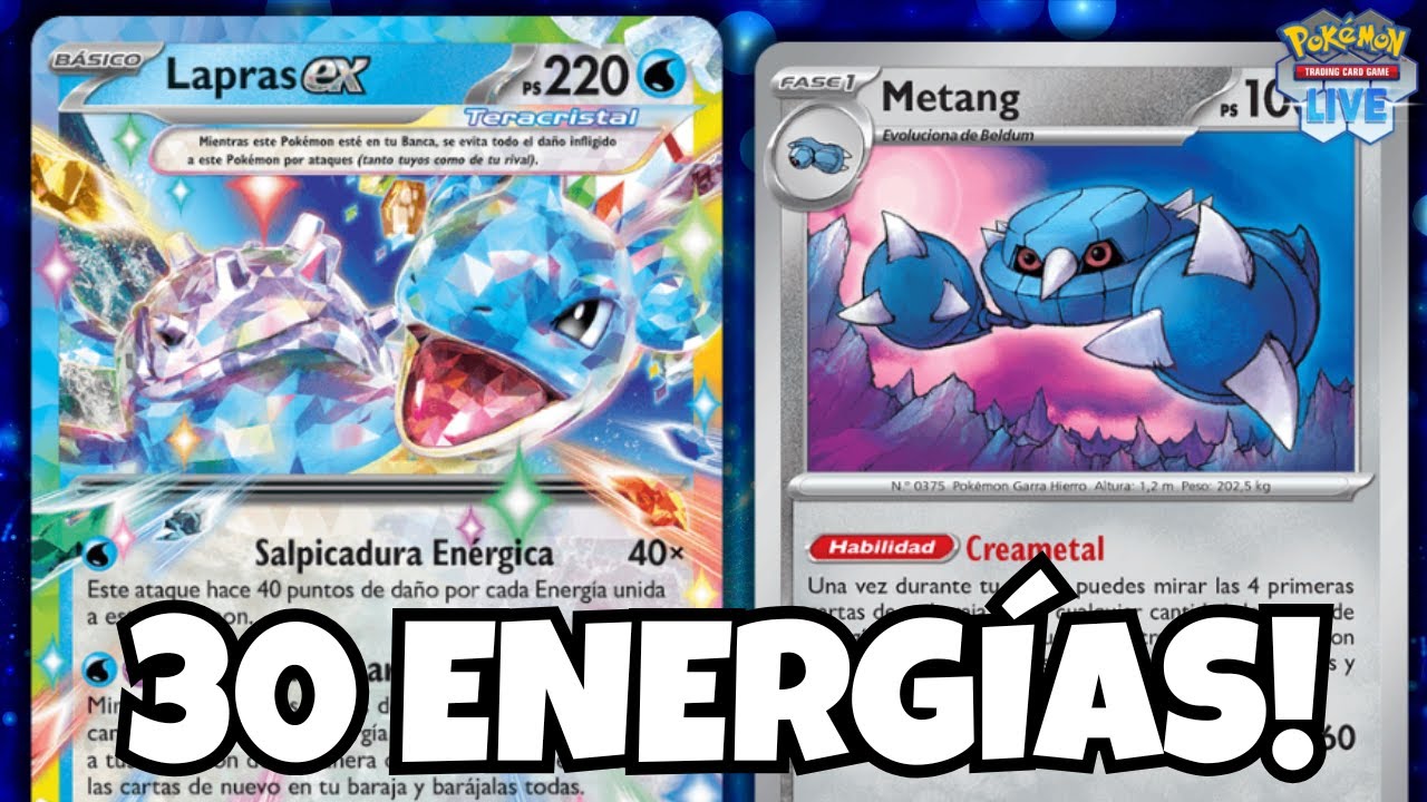 LAPRAS EX CON 30 ENERGÍAS! ESTE DECK GANÓ 1ER LUGAR EN UN TORNEO! [POKEMON TCG LIVE] [ STANDARD ]