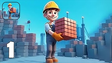 Build and Get Rich - Part 1 Stickman Idle City Tower Building Game - Gameplay Walkthrough