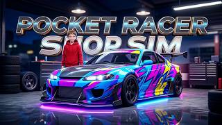 Pocket Racer Shop Sim | Build It, Tune It, Race It! screenshot 3