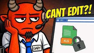 Beautiful Excel says it’s locked… no one knows why Plant