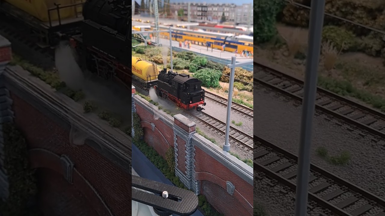 The BR 80 is a very advanced locomotive with spectacular steam but also cylinder steam