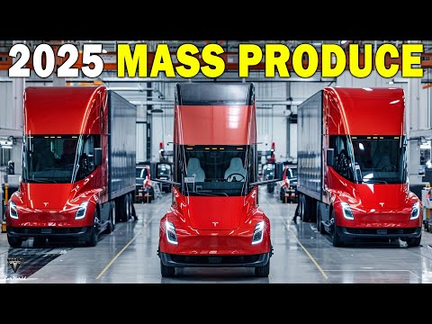 Elon Musk Revealed Big Upgrade 2025 Tesla Semi: Production, Price and 3 Hidden Specs!