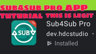 sub4sub pro app tuturial legit po ito. screenshot 4