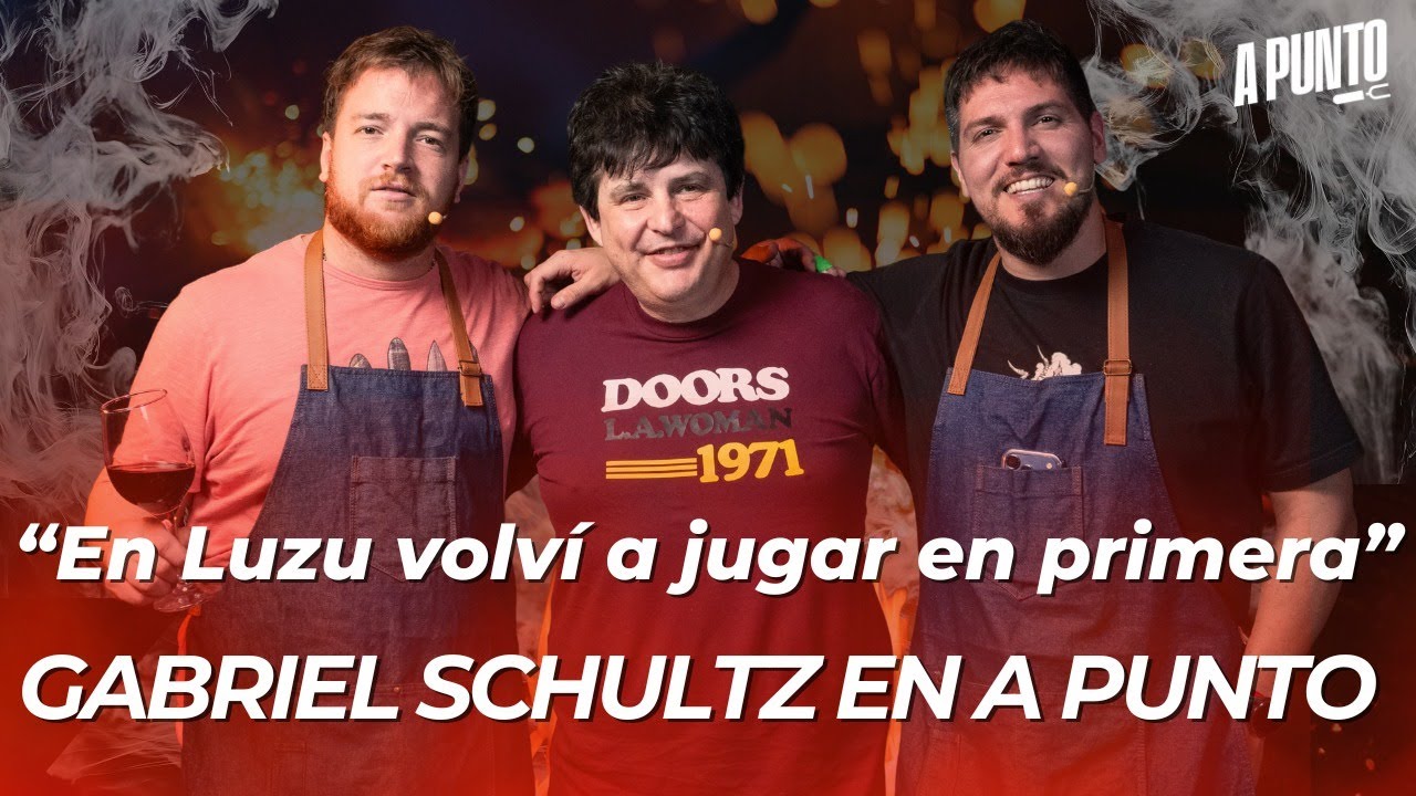 A PUNTO CON GABRIEL SCHULTZ: "El asado es la mejor manera de pasar la vida"