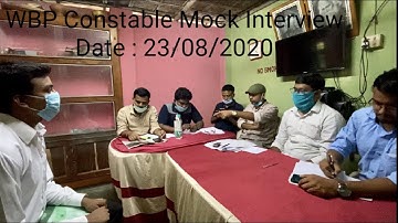 02 WBP Constable Mock Interview