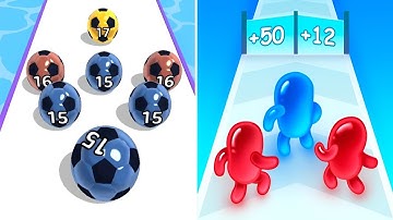 Marble Run 3D vs Join Blob Clash 3D All Levels Gameplay Android Ios