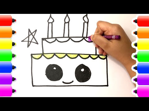 ألوان جنان و عدنان | تلوين كيك