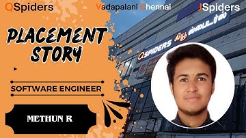 Success story of OUR STUDENTS as a software Engineer  Qspiders vadapalani Chennai.