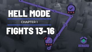 Hell Mode. Fights 1.13 - 1.16 | Dislyte