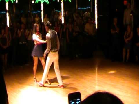 Jariel Garcia & Tate Blomquist Bachata Performance to Toby Love's Dimelo