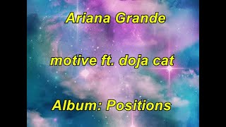 Ariana Grande - Motive feat. Doja Cat (Tradução/Legendado)