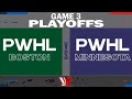 Pwhl playoffs  finals boston vs minnesota  game 3 highlights