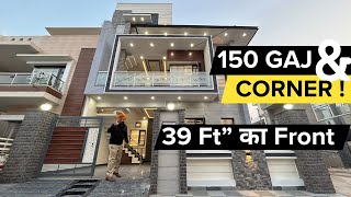 4 Bedroom CORNER 150 Gaj  House for Sale! With 5 CAR PARKNGS