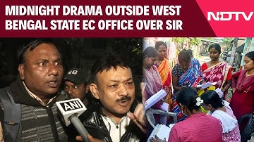 SIR News | Midnight Drama Outside West Bengal State Election Commission Office Over SIR Row