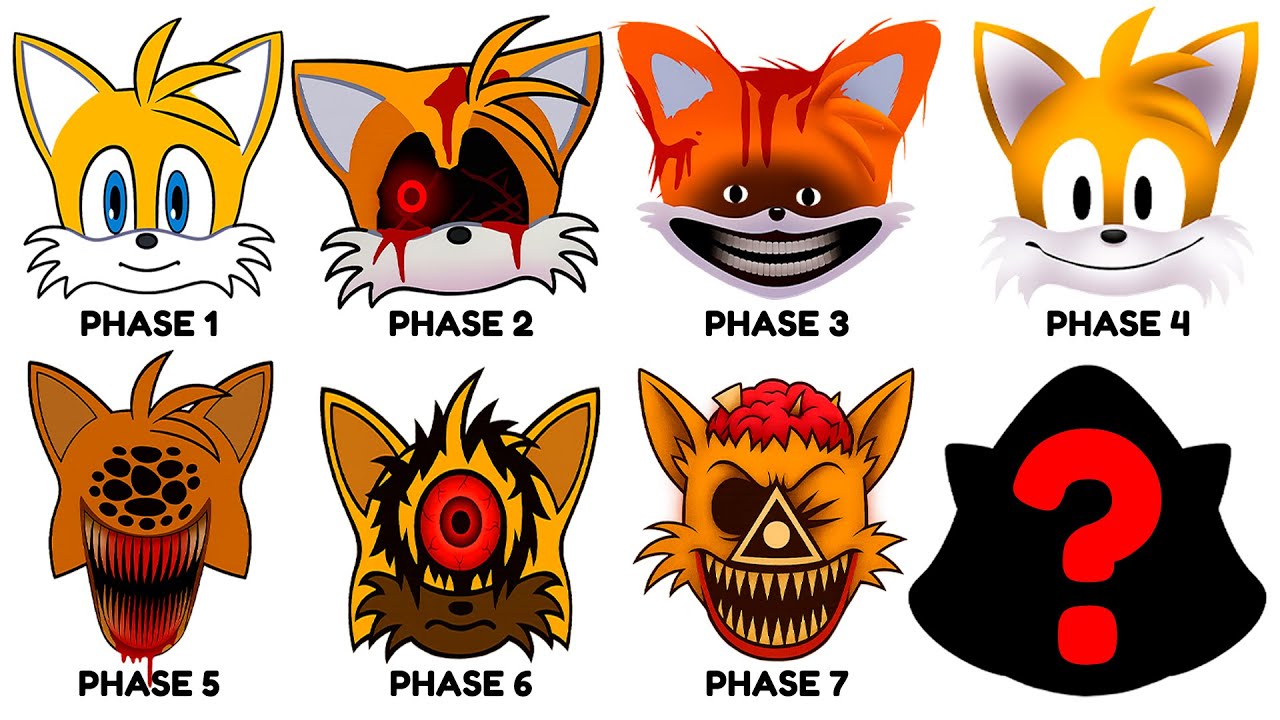 Every NEW Sprunki OC: Horror Phase of Tails in 6 minutes (Horror Versions)