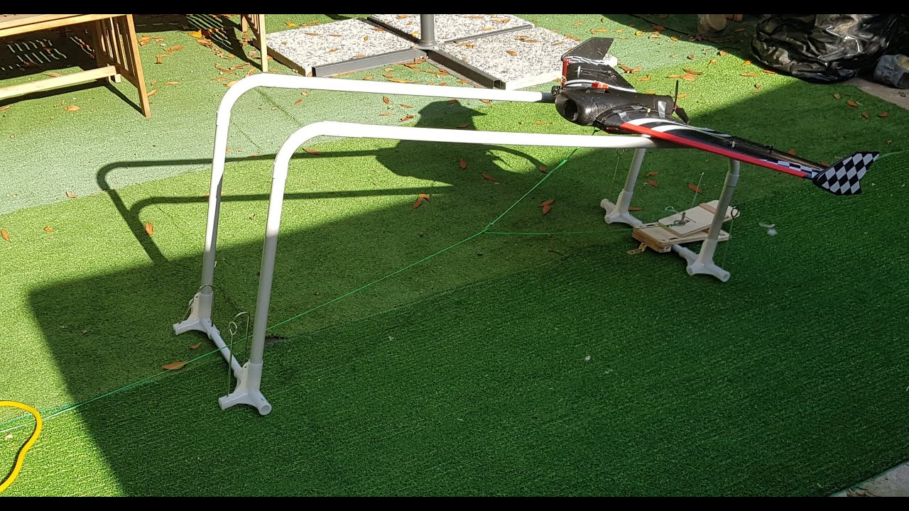 Bungee Launch System Catapulte. Home made. YouTube