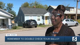 Voter encourages others to check their ballot twice before it's scanned