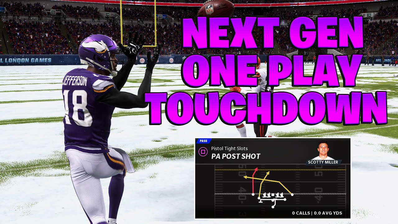 *NEW* BEST ONE PLAY TOUCHDOWN IN MADDEN 22 NEXT GEN!!! HOW TO GET