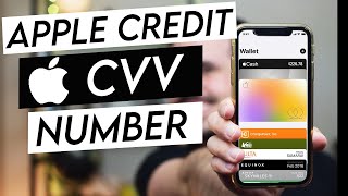 How to Find the CVV for your Apple Credit Card