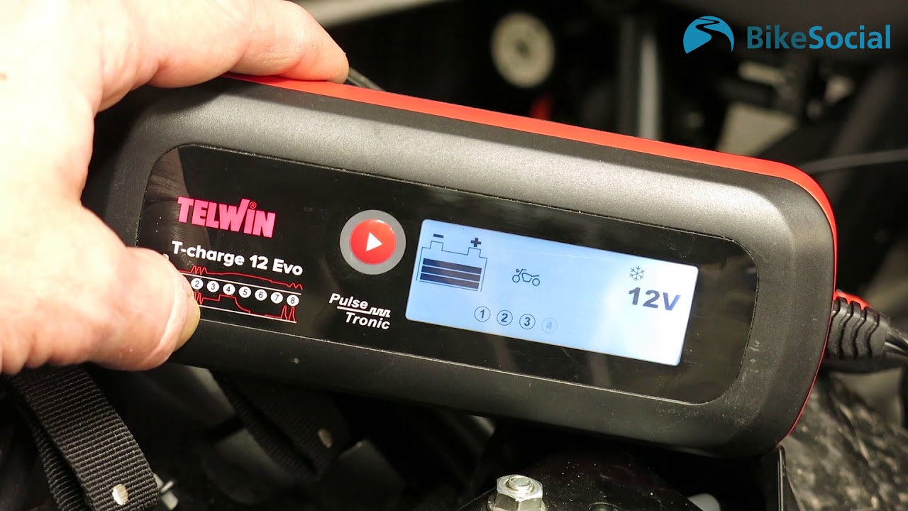 review YouTube battery Telwin - Charge 12 charger Evo T