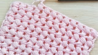Crochet ZigZag Puff Stitch / Crochet Stitches for Beginners