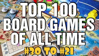Top 100 Board Games of All Time #30 to #21