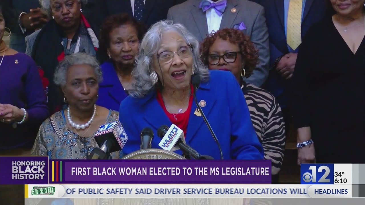 The first Black woman elected to the Mississippi Legislature