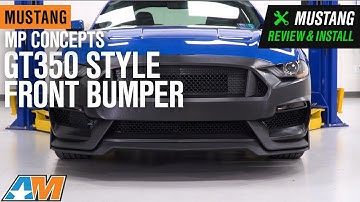 2018-2021 Mustang MP Concepts GT350 Style Front Bumper; Unpainted Review & Install