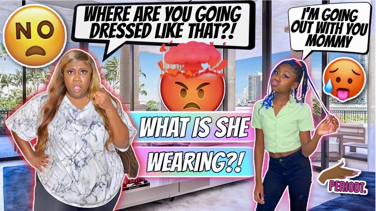 DRESSING GROWN TO SEE HOW MY MOM REACTS