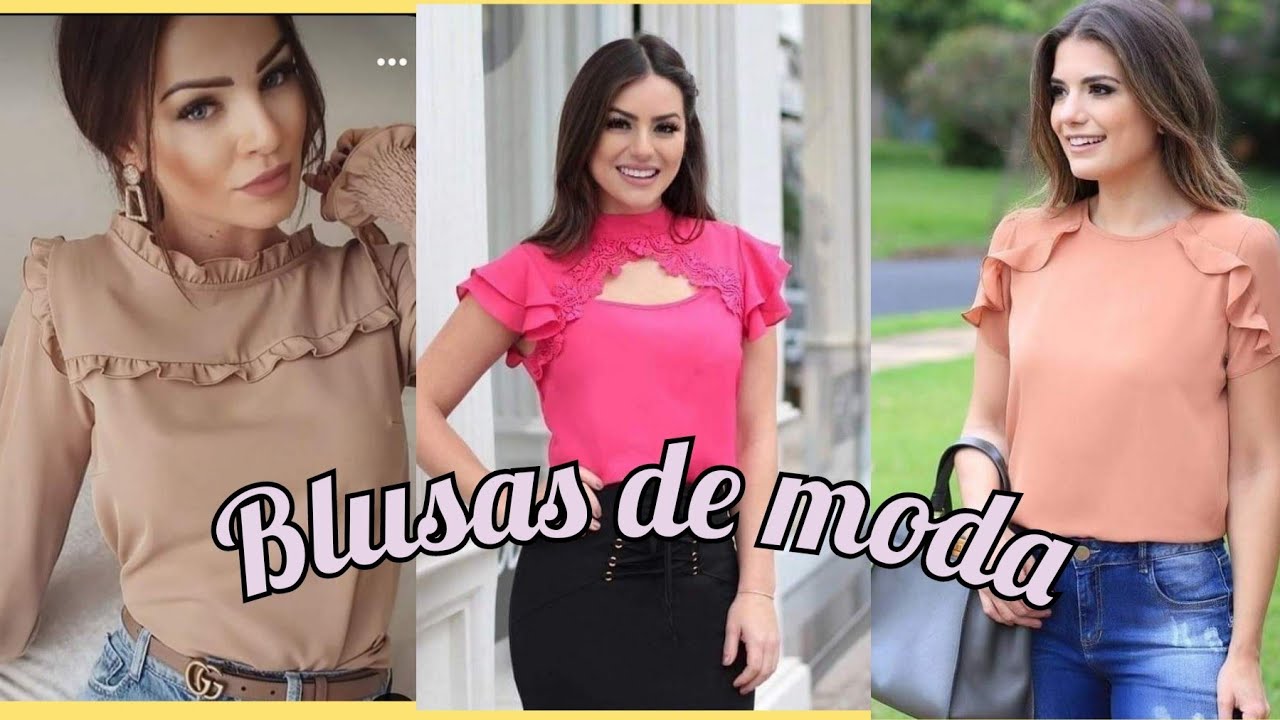 Blusas de moda ❤️/Nails fashion - YouTube