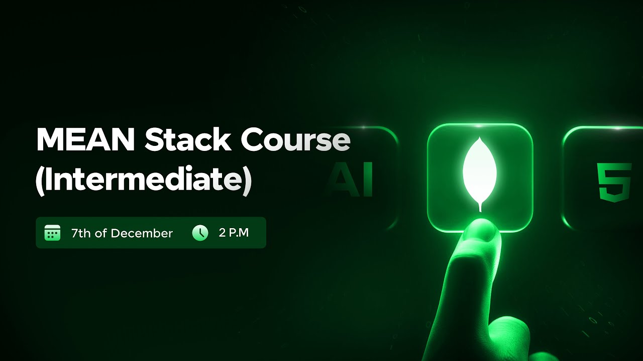 MEAN Stack Intermediate Course | Full Stack Development Guide - YouTube
