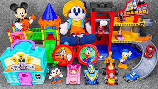 Mickey Mouse 2026 | Unboxing Set of Mickey Mouse Ready to Race Toy Car Garage Set, Disney Collection
