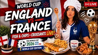 England vs France 🇫🇷 | Fish & Chips + Croissants | FIFA World Cup 2026 Food Series LIVE
England vs France is today! 🏴⚽🇫🇷 We’re making foods both countries are famous for—classic English fish and chips and buttery French croissants—as we get ready for the FIFA World Cup 2026 third-place game!
Join the vertical LIVE to cook with me, talk football, and choose your side. Who are you rooting for—England or France?
#EnglandVsFrance #WorldCup2026 #FishAndChips #Croissants #WorldCupFoodSeries #CookingLive
Xoxo,
Oliviaa
Make sure to LIKE, SHARE, and SUBSCRIBE!!!
Follow Me On Social Media!
INSTAGRAM: https://www.instagram.com/itsoliviaga...
TWITTER: https://twitter.com/eOliviaGarcia
SNAPCHAT: vivaloca11
TIKTOK: ItsOliviaGarcia
FACEBOOK: ItsOliviaGarcia England vs France 🇫🇷 | Fish & Chips + Croissants | FIFA World Cup 2026 Food Series LIVE