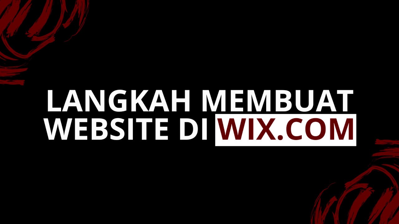 Langkah membuat website di WIX.com Free Domain - YouTube