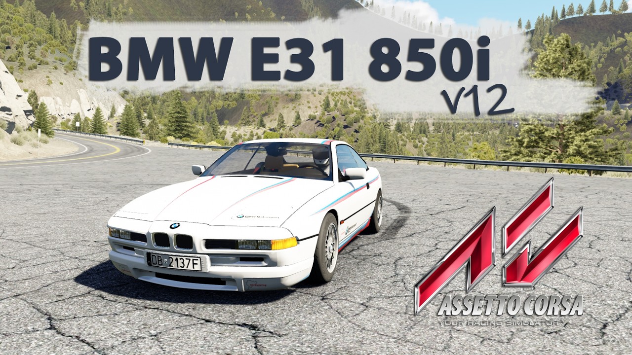 BMW E31 850i V12 gameplay video