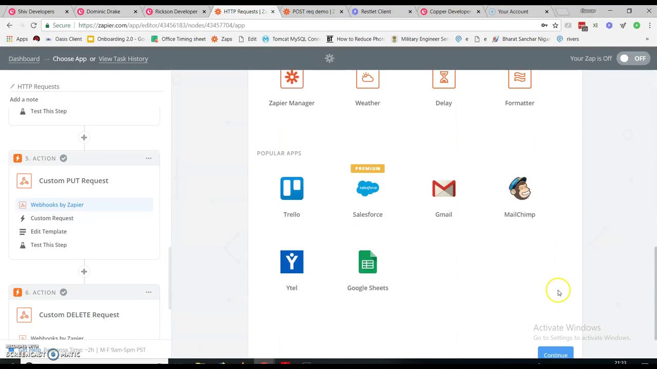 HTTP Requests in Zapier - YouTube