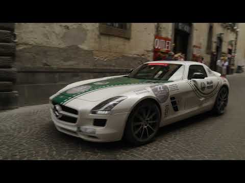 Dubai Police's Mercedes-Benz SLS arrives in Italy | Mille Miglia | Emirates SkyCargo