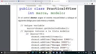 Java Programar ComboBox
