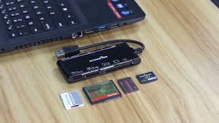 Rocketek CR7 USB3 0 Multi function Card Reader CF   XD   MS   SD   TF Card 7 in 1