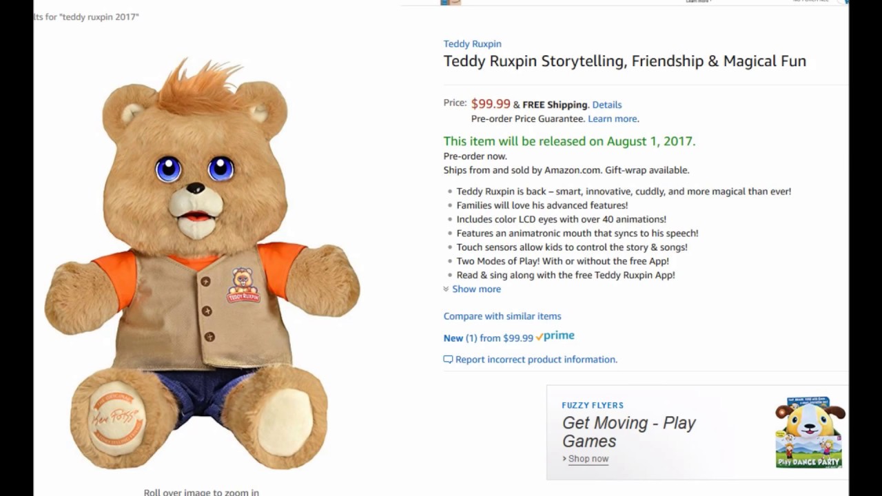 teddy ruxpin price