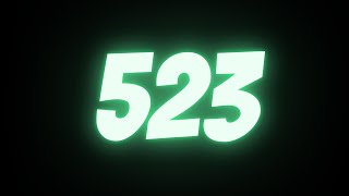 [8:43] 523 Seconds Countdown Timer with Beep Sound | 523s Alarm Timer Loud Noise at End Full HD