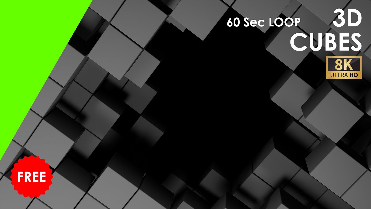 017-cubes | 8K 4K Free Video, No Copyright | 3D, Abstract BG Loops ...