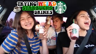 Trying Secret Menu Starbucks Drinks 2018 Ft. Diane & Ivan