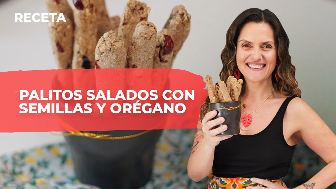 Palitos salados con semillas y orégano | Connie Achurra